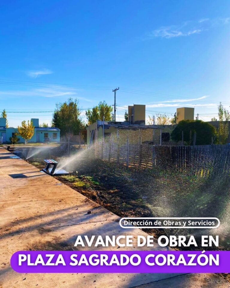 La Plaza Sagrado Corazón entra en su etapa final: ¡pronto será una realidad para los vecinos!