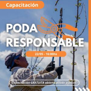 Sarmiento capacita en Poda Responsable para el cuidado del arbolado público