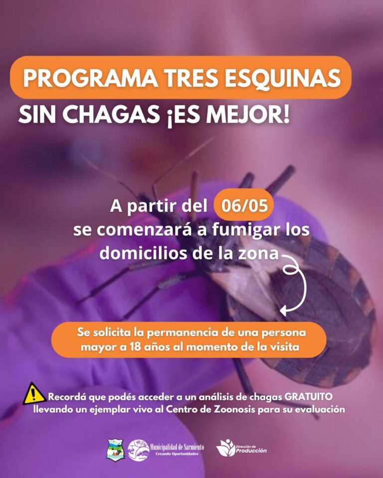 Sarmiento intensifica la prevención del Chagas con fumigaciones domiciliarias
