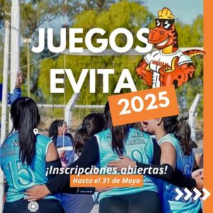 ¡Viví la pasión deportiva! Inscribite en los Juegos Provinciales Evita 2025