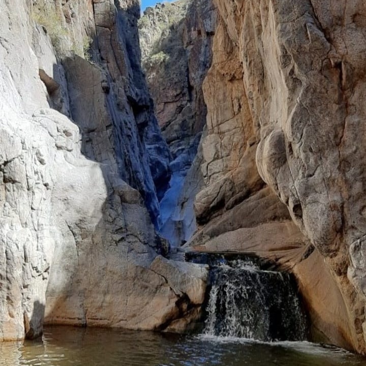 Cascadas de los Siete Saltos en la Quebrada Las Crucecitas