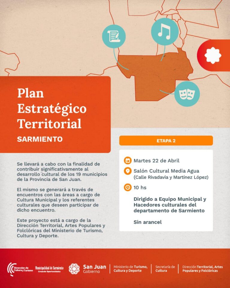 Plan Estratégico Territorial en Sarmiento: construyendo el futuro del Departamento