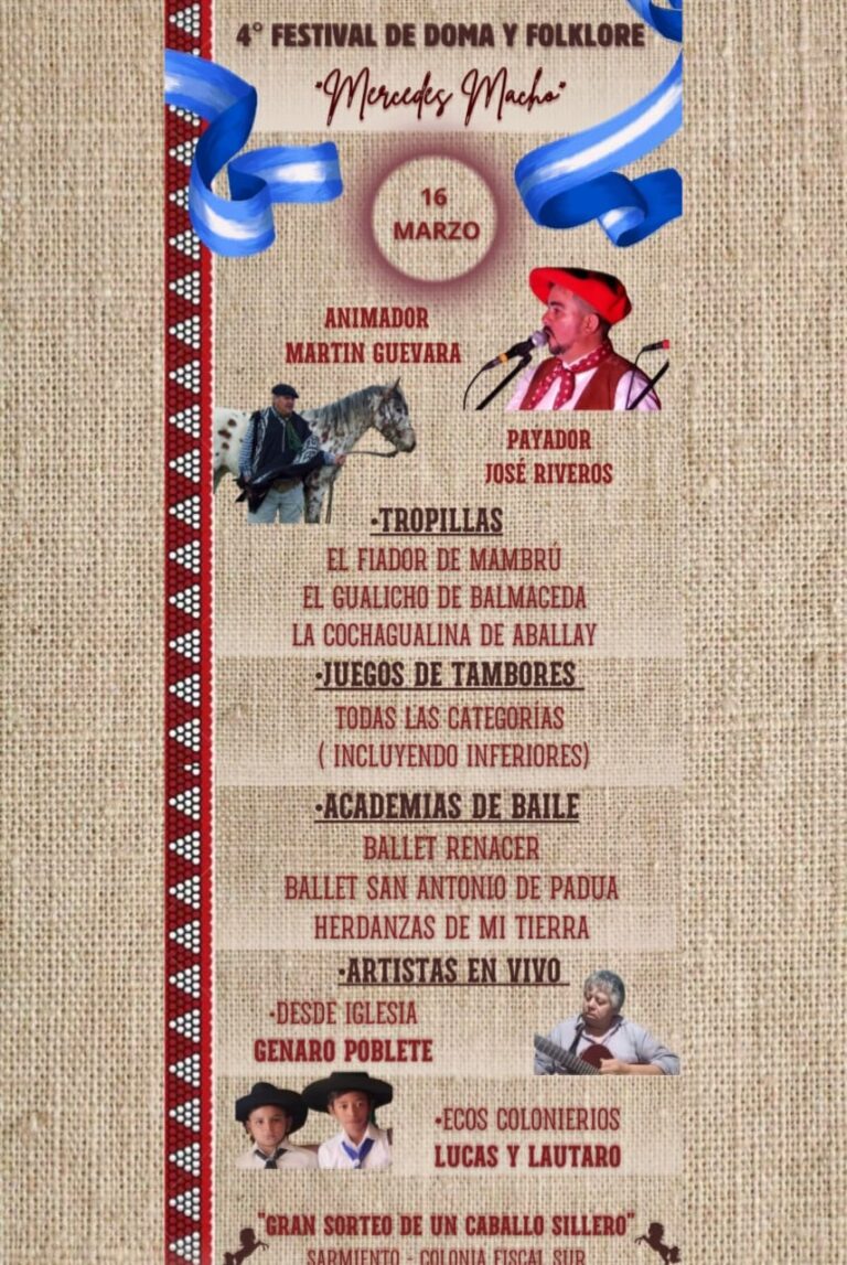 4º Festival de Doma y Folklore «Mercedes Macho»