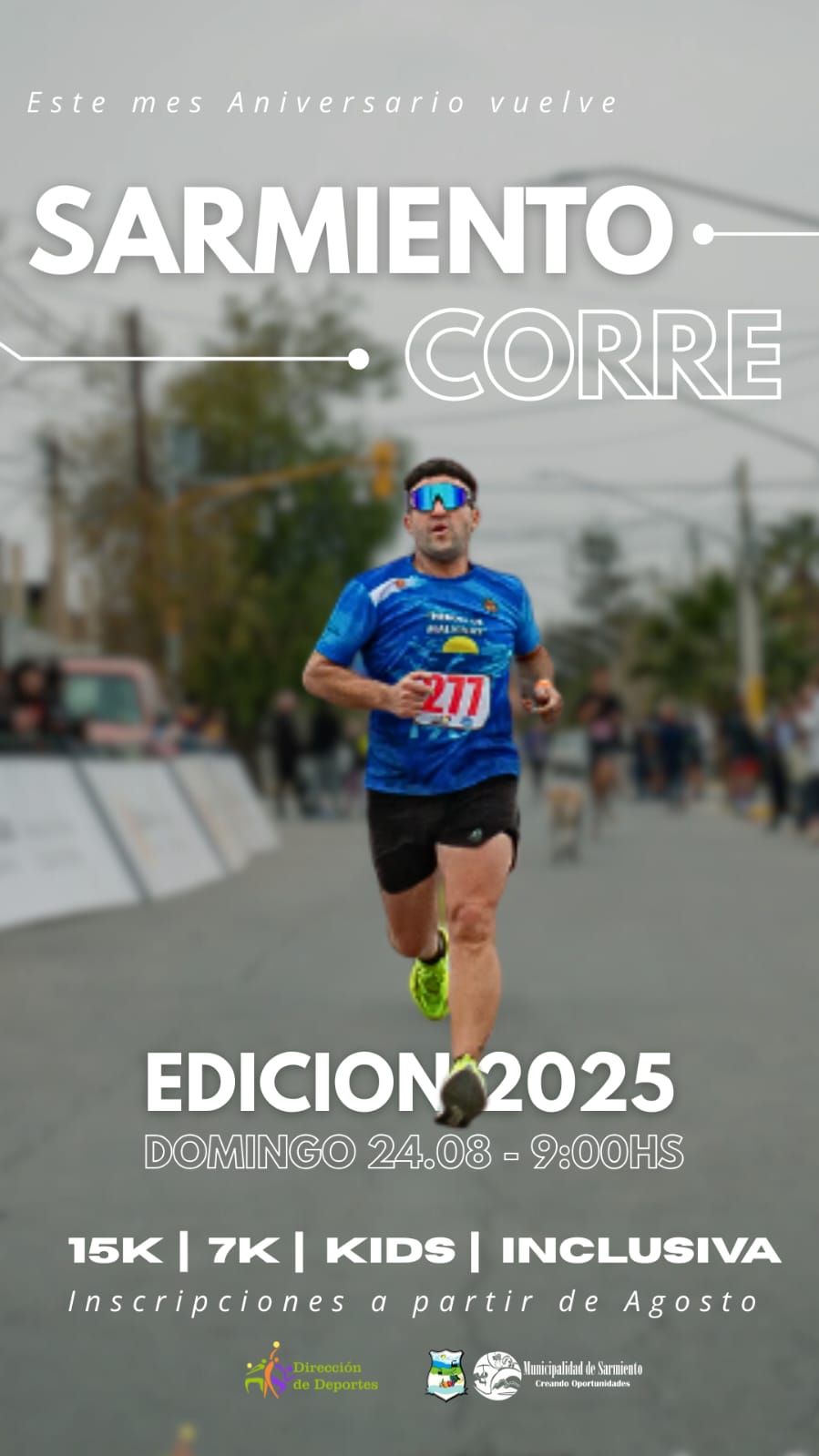 maratón aniversario del departamento